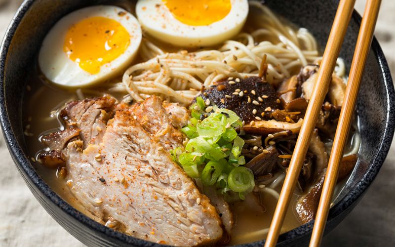 Ramen is a characteristic of Japanese cuisine
