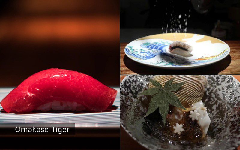 Omakase Tiger offers a modern Omakase menu