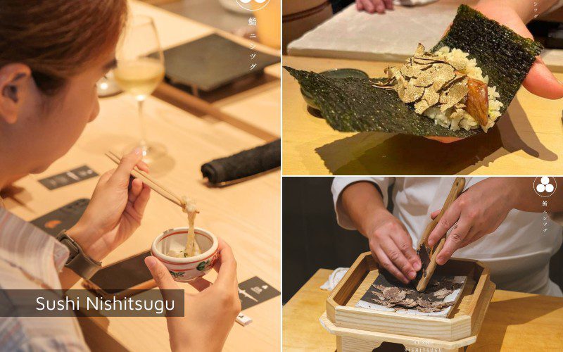 Sushi Nishitsugu offers unique and special Omakase cuisine