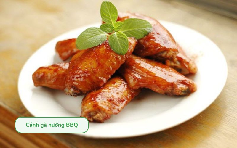 Cánh gà nướng BBQ thơm nức, đậm đà, hấp dẫn cho bé