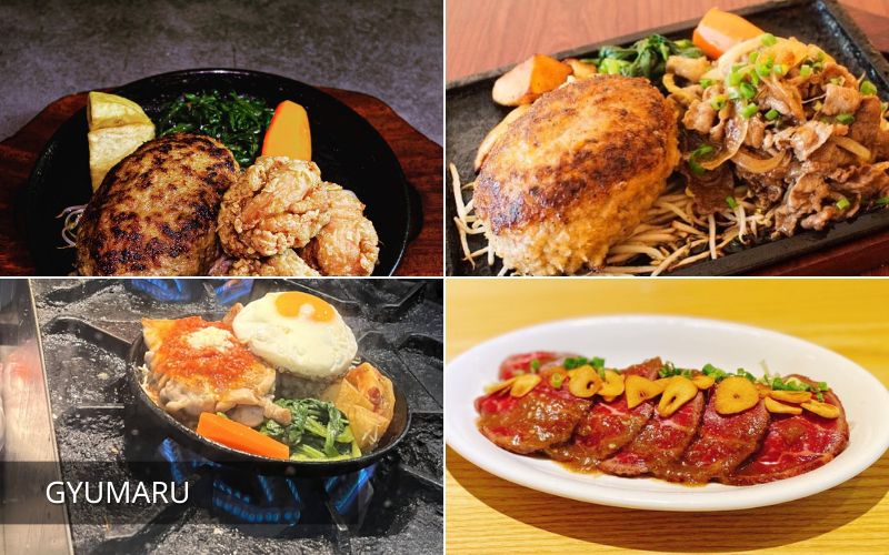 Nhà hàng GYUMARU nổi tiếng với các món thịt tươi ngon