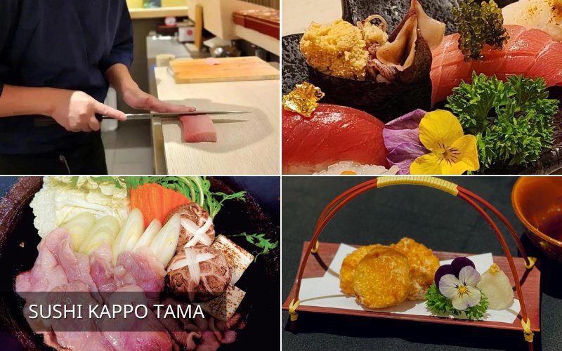 SUSHI KAPPO TAMA có phong cách ẩm thực Omakase độc đáo