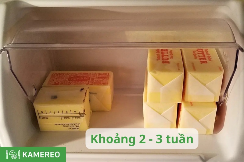 Bơ lạt có thể bảo quản trong tủ lạnh gần 1 tháng
