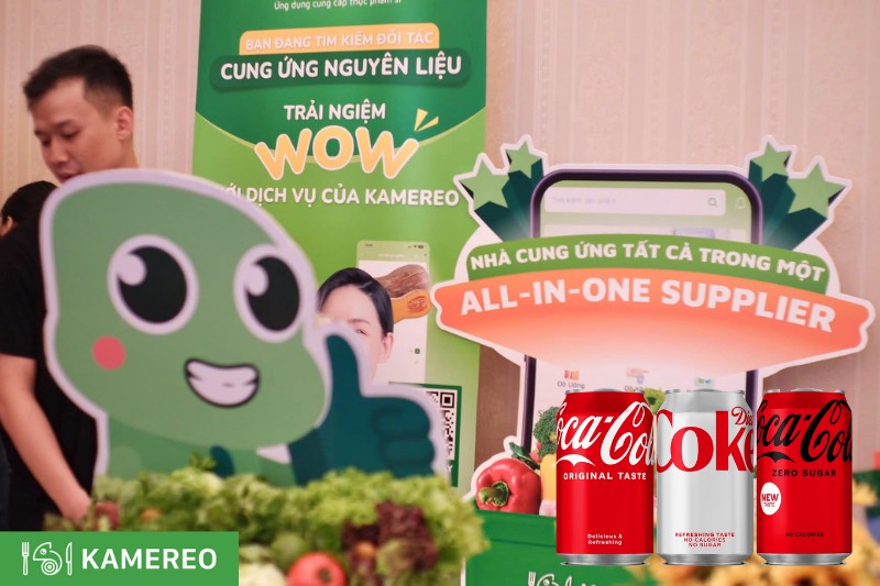 Kamereo là đơn vị chuyên phân phối Coca-Cola chính hãng, uy tín