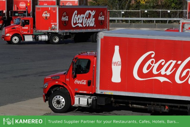 Coca Cola controls the transport of goods daily