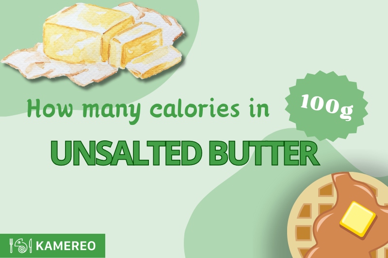 How many calories in unsalted butter