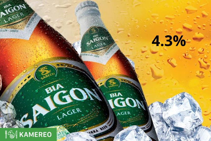 Bia Sài Gòn Lager Xanh có nồng độ cồn nhẹ phù hợp với tất cả mọi người