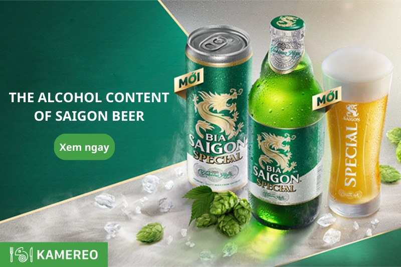 What is the alcohol content of Saigon beer