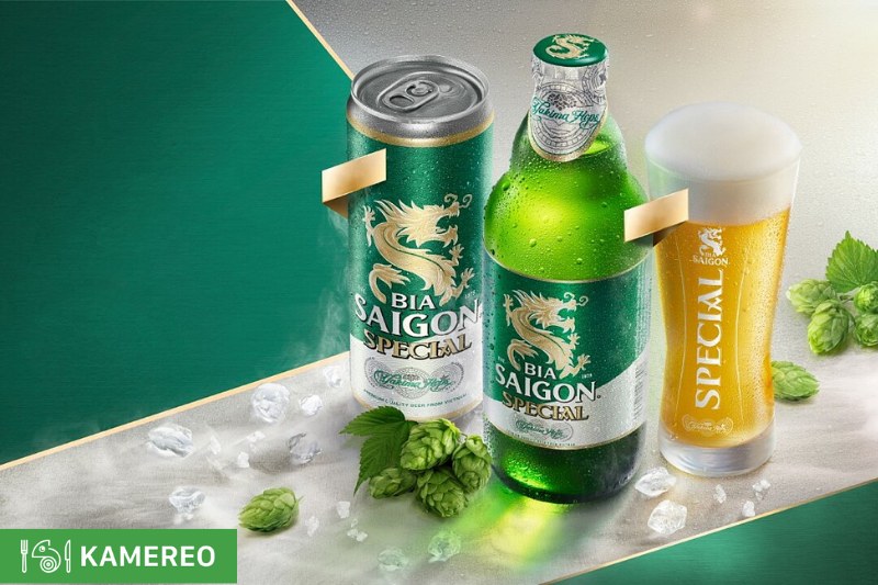 Saigon beer is a product of the brand Vietnam