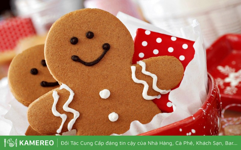 Bánh quy gừng là loại bánh Noel khá phổ biến trên thị trường