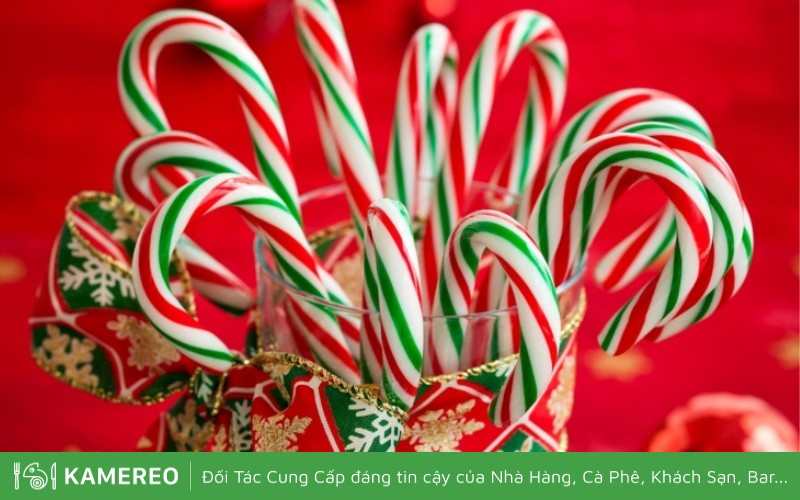 Kẹo gậy Giáng Sinh kẹo Noel phổ biến trên toàn thế giới