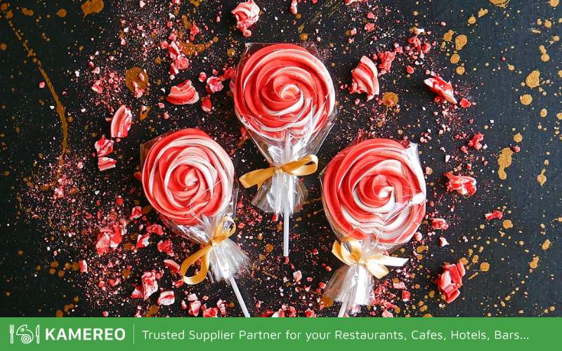 Lollipop candy is an indispensable snack on Christmas day