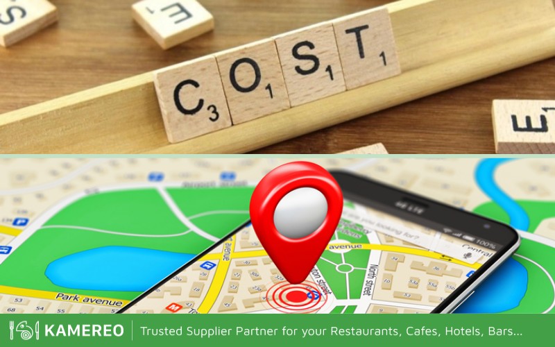 You should consider the rental cost and the location of the premises
