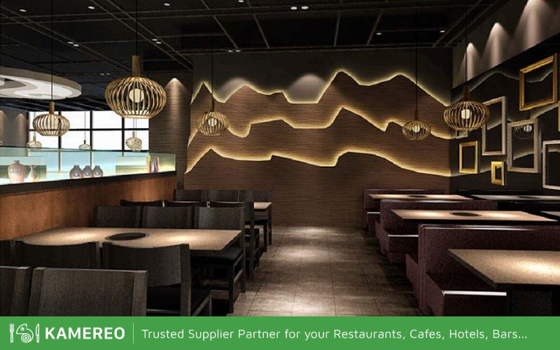 Design ideas for the restaurant help create an ideal space