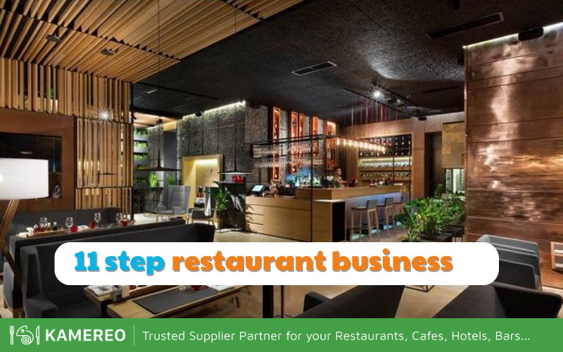 Steps to build a complete restaurant opening project