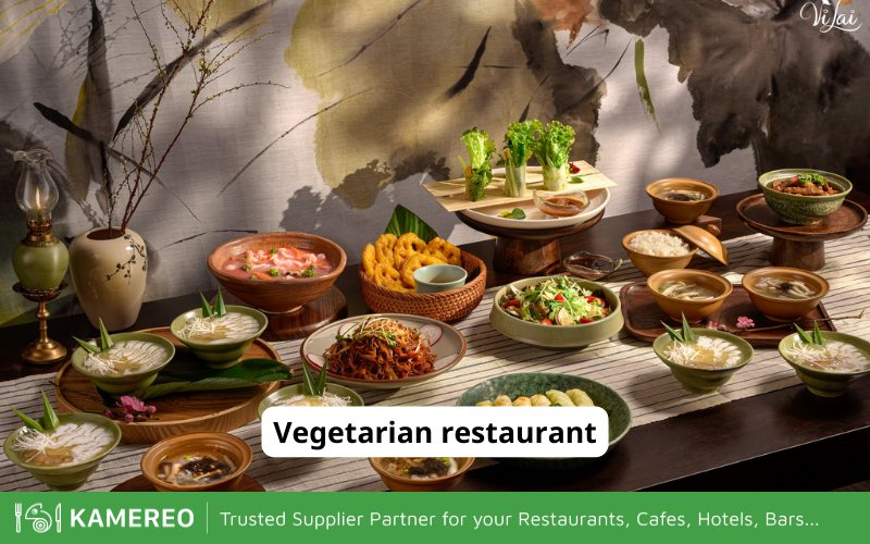 Vegetarian restaurants are gradually gaining a position in restaurant business models