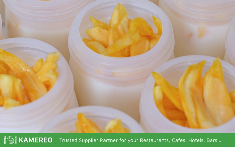 You can enjoy jackfruit yogurt after your main meal