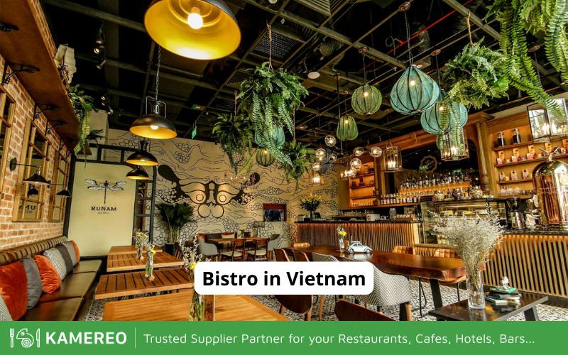 The Bistro restaurant model in Vietnam is suitable for many different needs