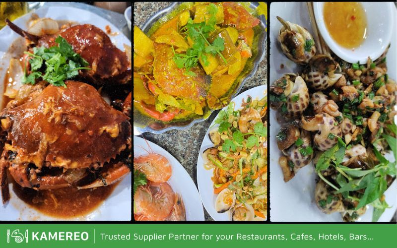 Don't miss many delicious dishes at Phong Cua 1