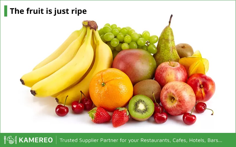 Opt for fruits that are just ripe, avoiding those with bruises or blemishes