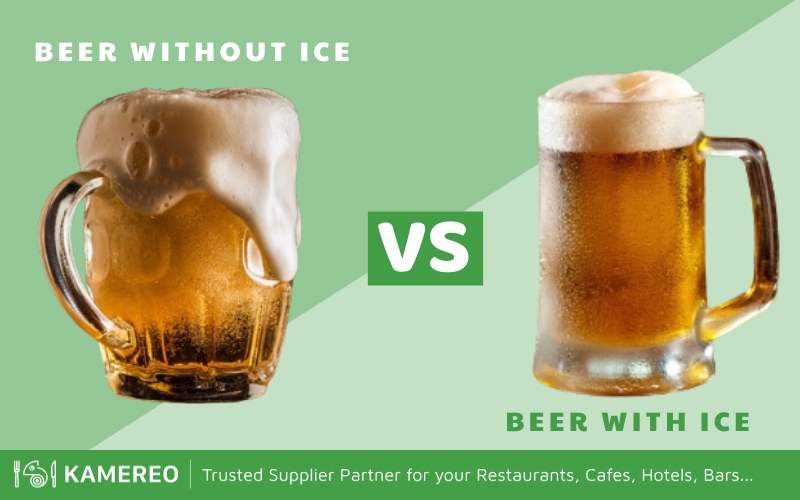 Drinking beer with ice without ice in moderation does not affect your health