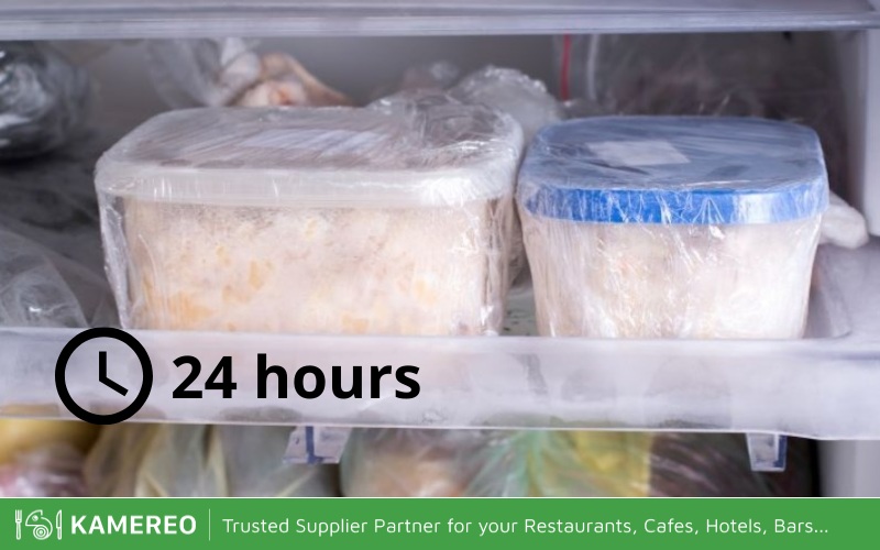 Cold rice can be refrigerated for up to 24 hours