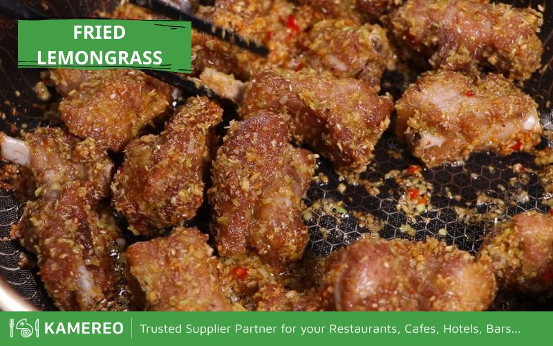 Delicious lemongrass-marinated fried meat recipe