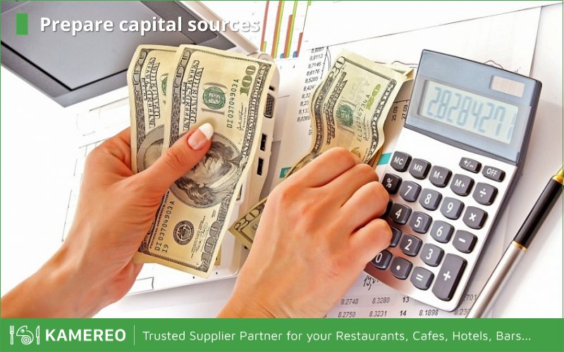 Prepare capital to cover initial costs in the vegetable and fruit business