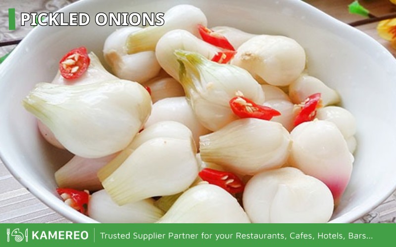 Pickled onions are an indispensable Tet dish in Northern meals