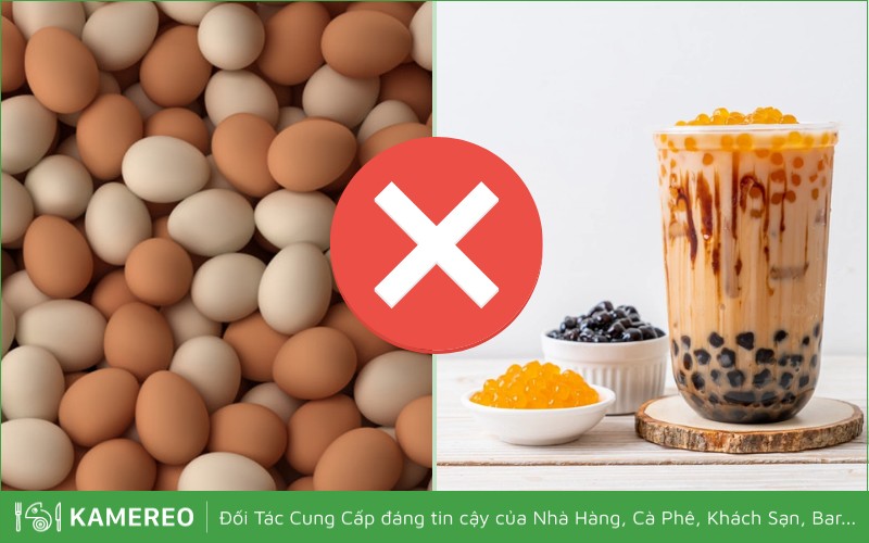 Tránh kết hợp trứng gà với trà sữa để tránh gây khó tiêu