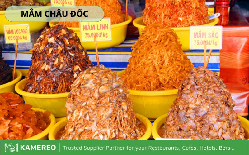 Mam Chau Doc is an An Giang specialty that is delicious and unique as a gift