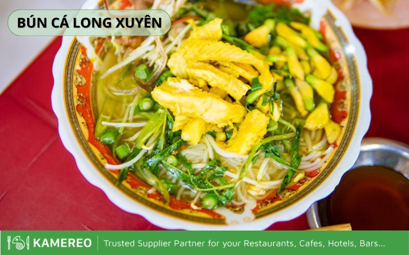 Bun Ca Long Xuyen with its rich flavor that tourists should not miss