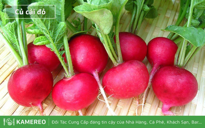 Củ cải đỏ cung cấp betalain hỗ trợ quá trình chống oxy hóa tự nhiên của cơ thể