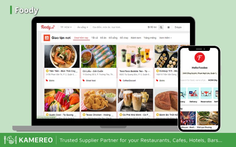 Foody Platform - a media channel for numerous dining addresses nationwide