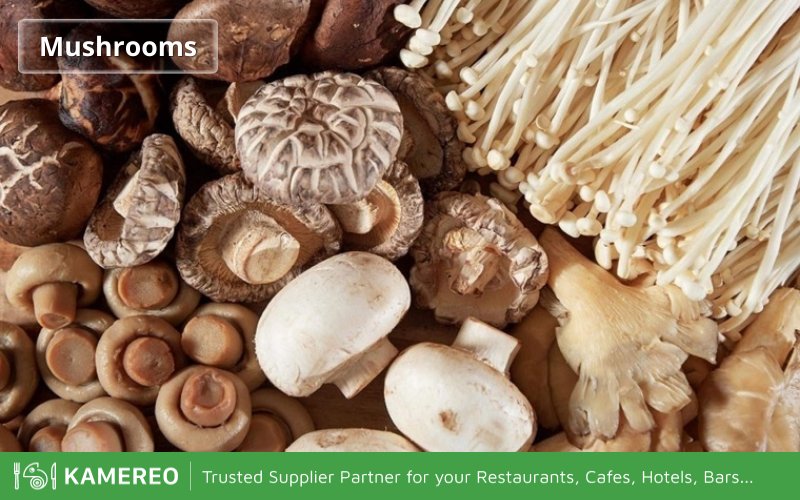 Mushrooms have low calories but are very rich in nutrients