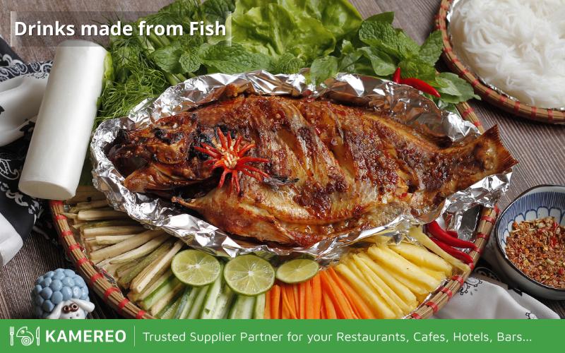 Salt-grilled fish is a beer-catching dish for drinkers