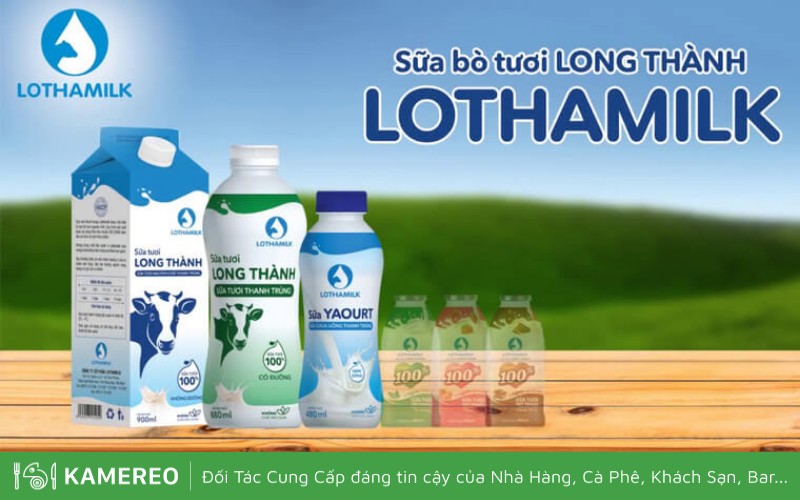 Lothamilk là thương hiệu sữa nổi tiếng ở miền Nam