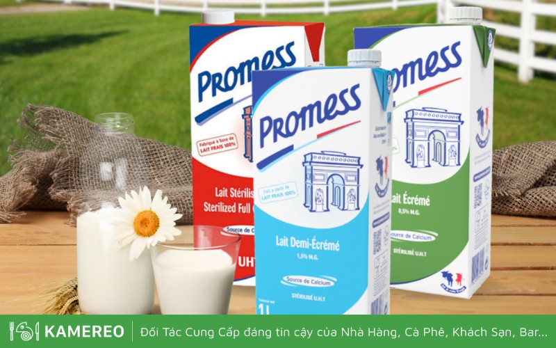 Sữa tươi Promess đạt tiêu chuẩn AFNOR NF 01.005 của Pháp