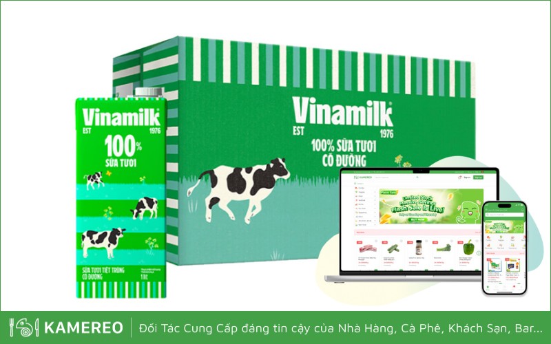 Kamereo là đơn vị cung cấp các loại sữa tươi chất lượng
