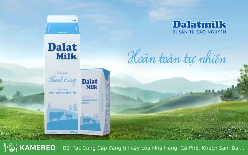 Dalat Milk là một thương hiệu sữa tươi lâu năm đến từ cao nguyên Lâm Đồng