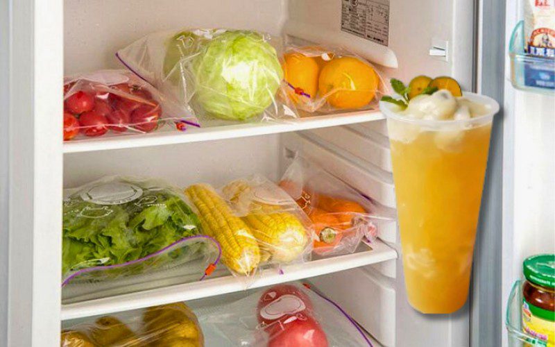 Bạn có thể bảo quản trà mãng cầu trong ngăn mát tủ lạnh