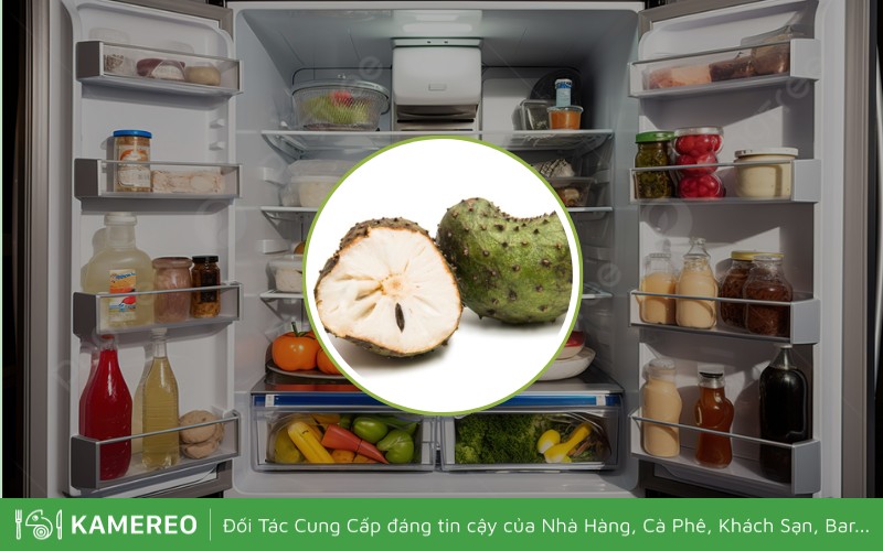 Nên bảo quản mãng cầu trong ngăn mát tủ lạnh để giữ được lâu hơn