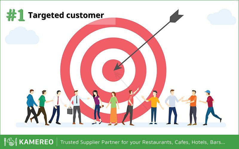 You should identify the target customers from the beginning