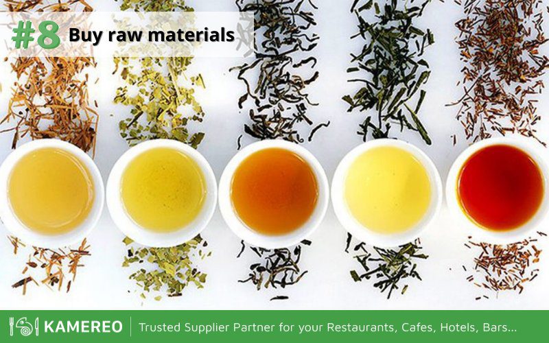 Different types of tea produce distinctive flavors for bubble teas