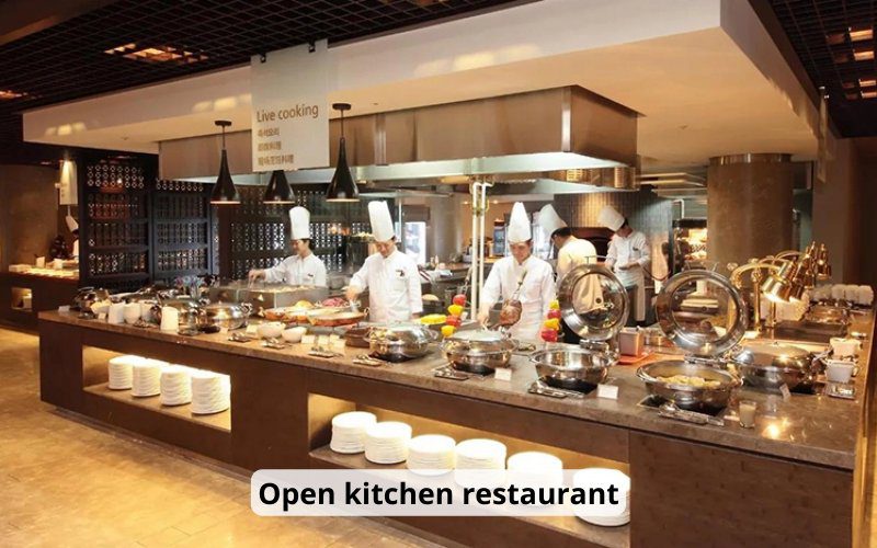 Open kitchen restaurants are quite popular in Western countries