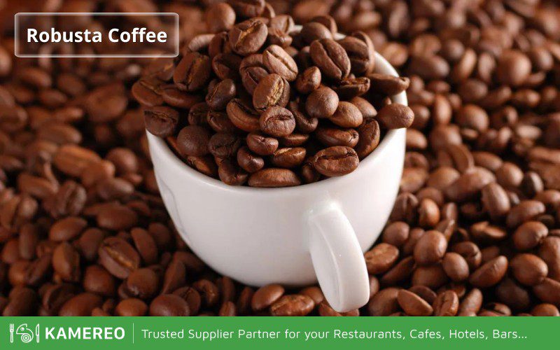 Robusta coffee originates from Africa and is widely grown in Vietnam