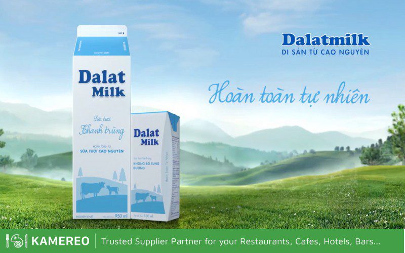 Dalat Milk is a longtime fresh milk brand from the Lam Dong plateau