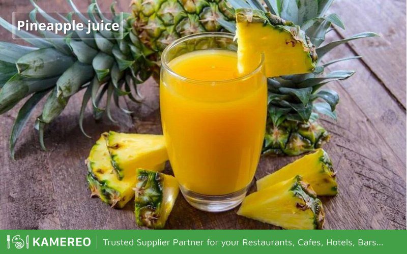 Pineapple juice is high in vitamins and minerals