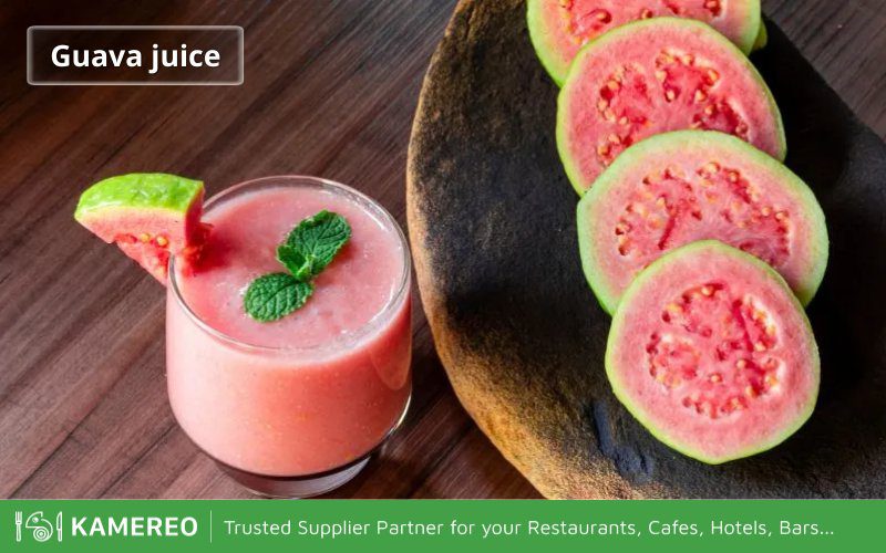 Guava juice is an effective source of vitamins and fiber