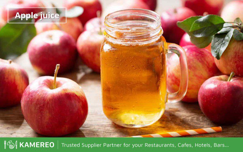 Apple juice provides many vitamins and minerals for the body